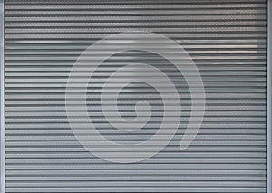 steel shutter door background and texture.