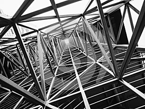 Steel structure Architecture construction Abstract Background photo