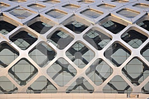 Steel structure construction external part