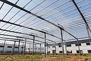 Steel structure factory building construction