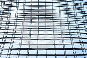 Steel structure and glass roof