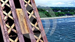 Steel structure of the Quebec Bridge