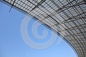 Steel structure roof