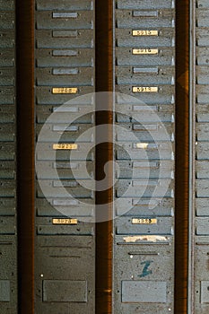 Steel Time Card Slots - Abandoned Textile Mill