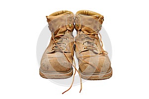 Steel toe workboots photo