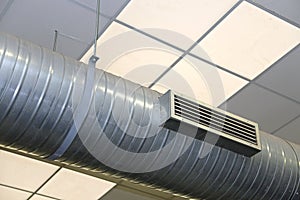 STEEL tube of air conditioning and heating in an industrial sett