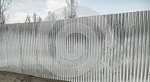 Steel wall texture