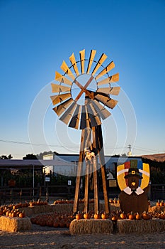 Windmill at Spina Farm, California photo