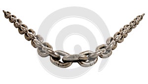 Steel-wire chain, isolated