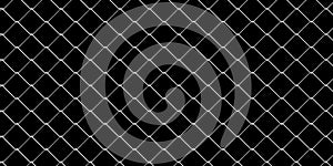 Steel wire mesh on black background. 3d illustration