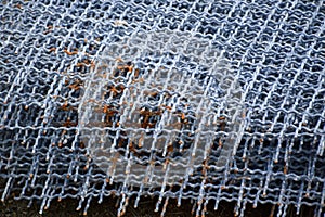 steel wire net texture