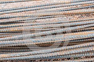 Steel wire with rust island