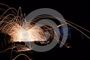 Steel wool photopgraphy