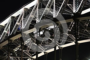 Steel work on Sydney Harbour Bridge