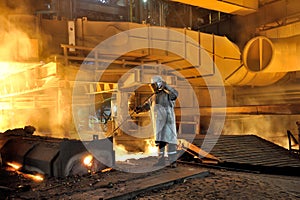 Steel worker