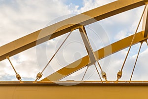 Steel yellow bridge