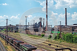 Steelmaking blast-furnace plant