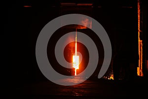 Steelmaking iron works