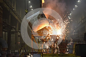 steelworker at work in a factory