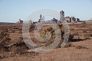 Steelworks factory exterior South Africa