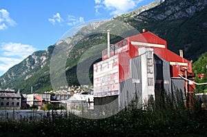 Steelworks in Odda, Norway