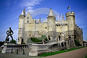 The Steen castle. Antwerpen photo