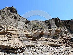 Steep Crimean coast