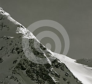 Steep mountain ridge - Alps, Tyrol, Austria