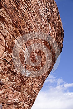 Steep Rock Climb