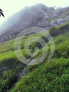 A Steep Path On Mountain Edges in Western Ghats Of Maharashtra