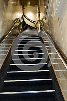 steep staircase hotel amsterdam holland