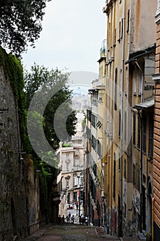 Steep Steps, Salita Delle Battistine, Villetta di Negro, Genoa, Italy photo