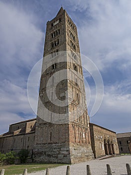 Steeple of abbey of Pomposa, Codigoro photo