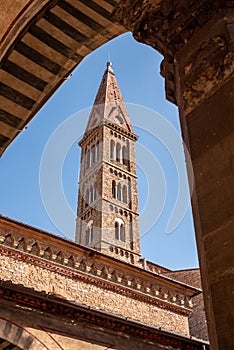 Steeple of the Basilica Santa Maria Novella in Florence