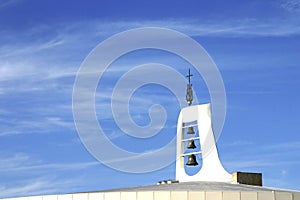 Steeple with bells