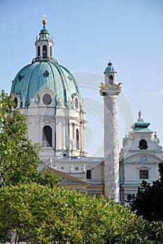 Steeple Charles church of Vienna