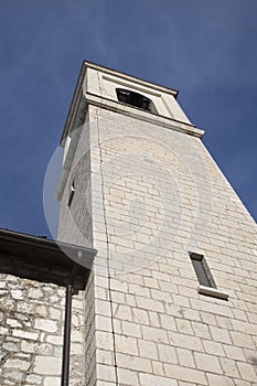 Steeple of the Curch Santa Maria Assunta photo