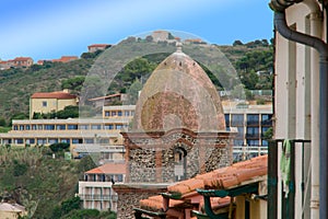 Steeple of a mediteranean village