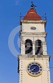 Steeple of Saint Spiridon in Greece