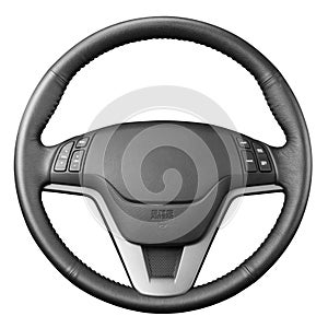 Steering wheel.