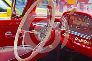 Steering Wheel Classic Car