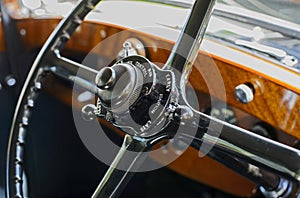 Steering wheel with ignition controls