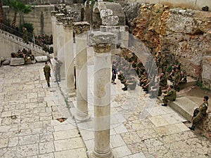 On steet of Jerusalem, city