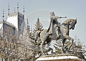 Stefan cel Mare Statue in Moldavia