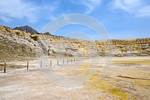 The Stefanos crater, volcano, Nisyros island, Greece