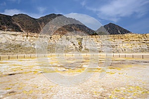 The Stefanos crater, volcano, Nisyros island, Greece