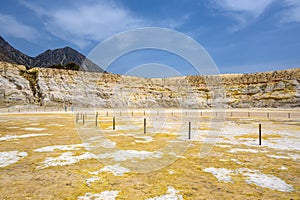 The Stefanos crater, volcano, Nisyros island, Greece