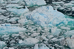 Steffen glacier in Campo de Hielo Sur Southern Patagonian Ice Field, Chilean Patagonia