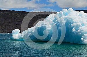 Steffen glacier in Campo de Hielo Sur Southern Patagonian Ice Field, Chilean Patagonia