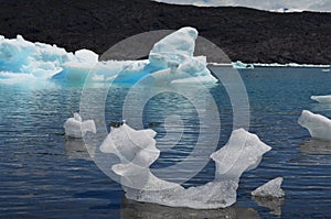 Steffen glacier in Campo de Hielo Sur Southern Patagonian Ice Field, Chilean Patagonia